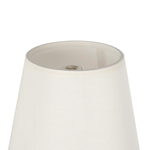 GLOBOSTAR® ELEGANTE 204-0187 Μοντέρνο Φωτιστικό Τοίχου - Απλίκα με Ντουί 1 x E27 AC 220-240V IP20 - Λευκό & Μπεζ - Μ14 x Π23 x Υ21cm