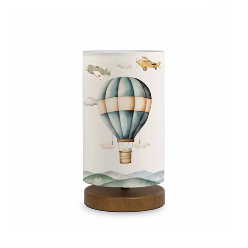 GloboStar® BALLON 204-0145 Παιδικό Eπιτραπέζιο Φωτιστικό Φιγούρα Μονόφωτο 1 x E27 IP20 Πολύχρωμο Ύφασμα - Μ15 x Π15 x Υ30cm