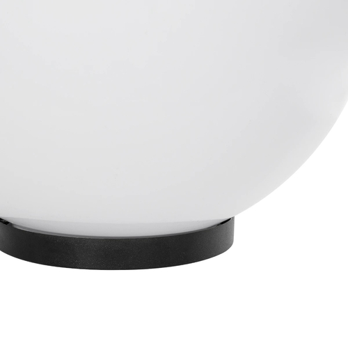 GLOBOSTAR® AGROS 61710 Φωτιστικό Κήπου με Ντουί 1 x E27 AC 220-240V Αδιάβροχο IP65 - Λευκό & Μάυρο - Μ30 x Π30 x Υ32cm