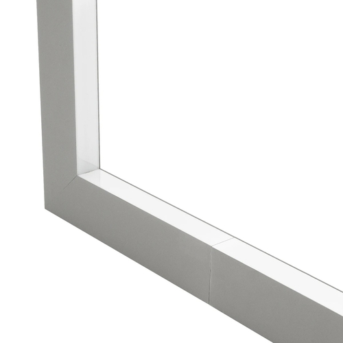 GLOBOSTAR® ALP-CORNER-IN90 LUMILINE 61771 Επιφανειακό / Κρεμαστό Προφίλ Αλουμινίου Γωνία με Λευκό Γαλακτερό Πατητό Κάλυμμα για Ταινίες LED IP20 - Γκρι Ανθρακί Ματ - Μ30 x Π3.5 x Υ7cm