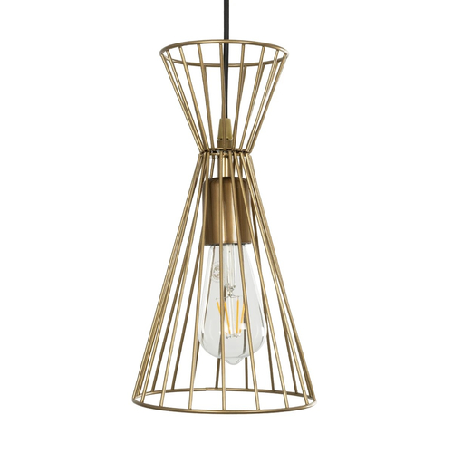 GLOBOSTAR® FLIXIO 201-0126 Vintage Κρεμαστό Φωτιστικό Οροφής με Ντουί 3 x E27 AC 220-240V IP20 - Χρυσό - Μ40 x Π40 x Υ70cm