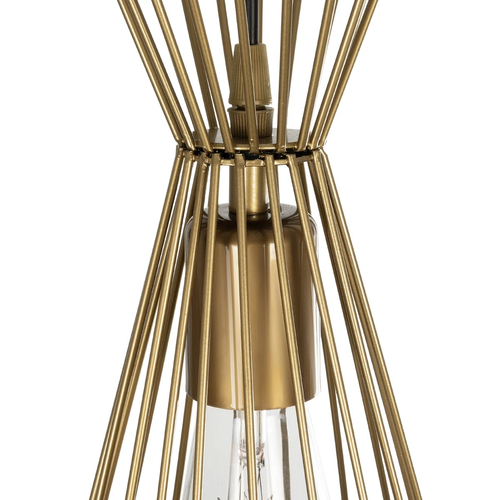 GLOBOSTAR® FLIXIO 201-0126 Vintage Κρεμαστό Φωτιστικό Οροφής με Ντουί 3 x E27 AC 220-240V IP20 - Χρυσό - Μ40 x Π40 x Υ70cm