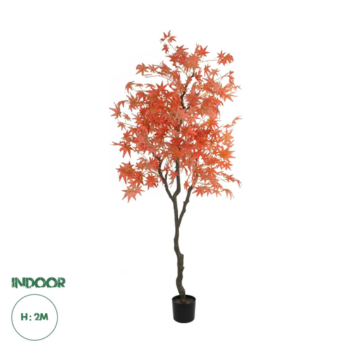 GloboStar® Artificial Garden MAPLE TREE 21105 Τεχνητό Διακοσμητικό Δέντρο Σφένδαμος Μ80 x Π80 x Υ160cm