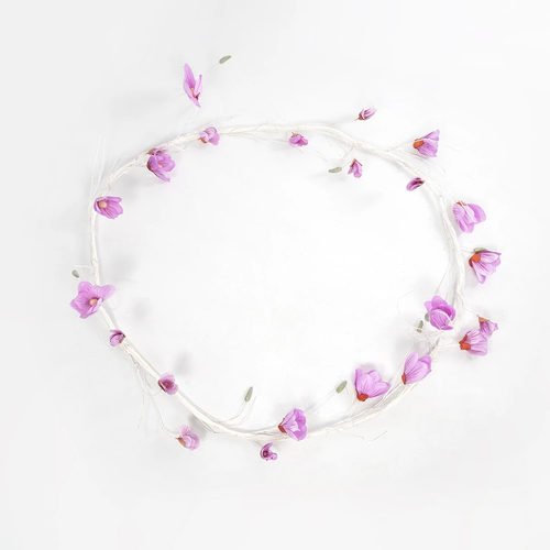 GloboStar® Artificial Garden MAGNOLIA FLOWER VINE 21471 Τεχνητό Διακοσμητικό Φυτό Λευκή & Ροζ Μανόλια Μ20 x Π20 x Υ300cm