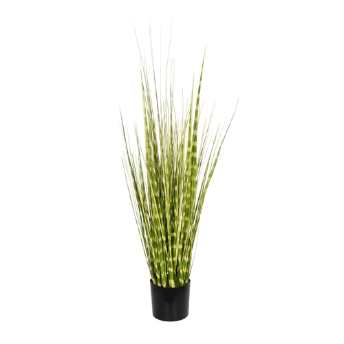 GloboStar® Artificial Garden ZEBRA GRASS 21481 Τεχνητό Διακοσμητικό Φυτό Ζέμπρα Μ30 x Π20 x Υ90cm