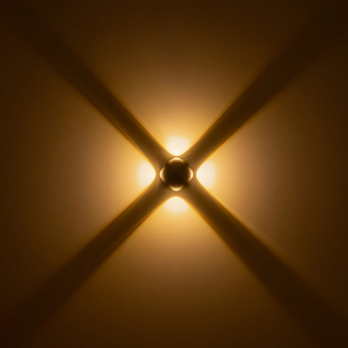 GLOBOSTAR® VEGA 60673 Μοντέρνο Φωτιστικό Τοίχου - Απλίκα LED 12W 1500lm 30° AC 220-240V Αδιάβροχο IP65 Θερμό Λευκό 2700K - Bridgelux COB Chip & TÜV SÜD Driver - Μαύρο Ματ - Μ10 x Π7.5 x Υ10cm - 5 Χρόνια Εγγύηση