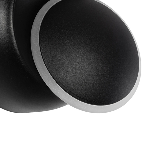 GLOBOSTAR® TSUKI 60675 Μοντέρνο Φωτιστικό Τοίχου - Απλίκα LED 5W 625lm 180° AC 220-240V Αδιάβροχο IP65 Θερμό Λευκό 2700K - Bridgelux COB Chip & TÜV SÜD Driver - Μαύρο Ματ - Μ14 x Π8.5 x Υ14cm - 5 Χρόνια Εγγύηση