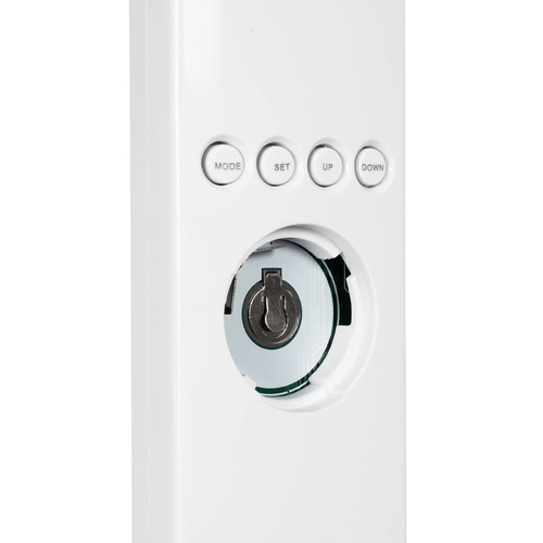 GLOBOSTAR® ZENTIME 76554 Μοντέρνο Επιτραπέζιο Φωτιστικό Γραφείου με Ασύρματη Φόρτιση 15W 3A & Ψηφιακό Ρολόι LED 3.5W 350lm 120° DC 5V με USB-C IP20 Ρυθμιζόμενο Λευκό CCT με Αφή 2700K/4500K/6000K Dimmable - Sanan SMD Chip - Μαύρο - Μ19.5 x Π14.5 x Υ38.8cm - 2 Χρόνια Εγγύηση