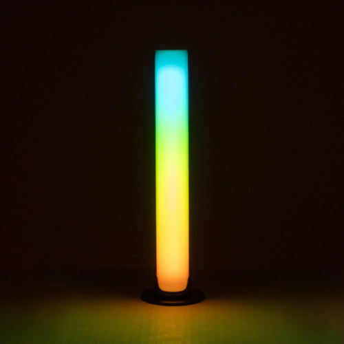 GLOBOSTAR® DIGICOLUMN 76562 Μοντέρνο Επιτραπέζιο Γραμμικό Ψηφιακό Φωτιστικό Digital Pixel Symphony Bar με WiFi Εφαρμογή LED 1.5W 90lm 120° DC 5V με USB-C & Επαναφορτιζόμενη Μπαταρία LiPo 601045 3.7V 280mAh IP20 Πολύχρωμο RGB Dimmable - Μαύρο - Μ5.6 x Π5.6 x Υ21.1cm - 2 Χρόνια Εγγύηση