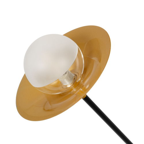 GLOBOSTAR® JOLIET 999-0044 Μοντέρνο Φωτιστικό Οροφής με Ντουί 4 x G9 AC 220-240V IP20 - Μαύρο & Χρυσό - Μ93 x Π20 x Υ106cm