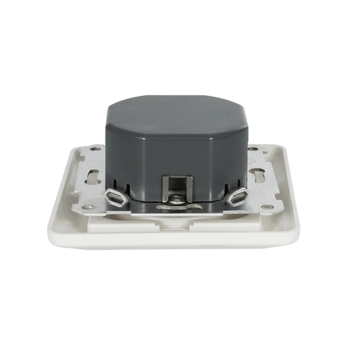 GloboStar® 999-0006 Ροοστάτης Dimmer Τοίχου LED AC100-240V 400W IP20 Μ8.4 x Π8.4 x Υ4.5cm