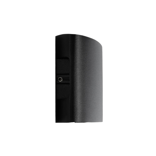 GLOBOSTAR® SIXOAD 60677 Μοντέρνο Φωτιστικό Τοίχου - Απλίκα LED 8W 1000lm 30° AC 220-240V Αδιάβροχο IP65 Θερμό Λευκό 2700K - CREE XPE Chip & TÜV SÜD Driver - Μαύρο Ματ - Μ12 x Π4 x Υ8cm - 5 Χρόνια Εγγύηση