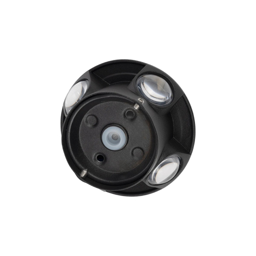 GLOBOSTAR® SOL 60689 Μοντέρνο Φωτιστικό Τοίχου - Απλίκα LED 8W 1000lm 30° AC 220-240V Αδιάβροχο IP65 Θερμό Λευκό 2700K - CREE XPE Chip & TÜV SÜD Driver - Μαύρο Ματ - Μ10 x Π5 x Υ10cm - 5 Χρόνια Εγγύηση