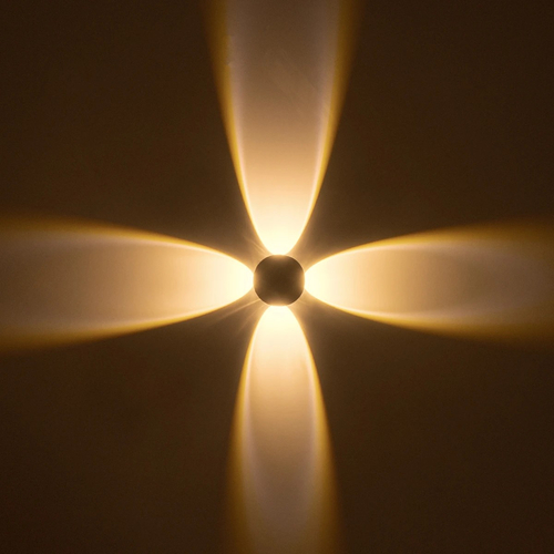 GLOBOSTAR® SOL 60689 Μοντέρνο Φωτιστικό Τοίχου - Απλίκα LED 8W 1000lm 30° AC 220-240V Αδιάβροχο IP65 Θερμό Λευκό 2700K - CREE XPE Chip & TÜV SÜD Driver - Μαύρο Ματ - Μ10 x Π5 x Υ10cm - 5 Χρόνια Εγγύηση