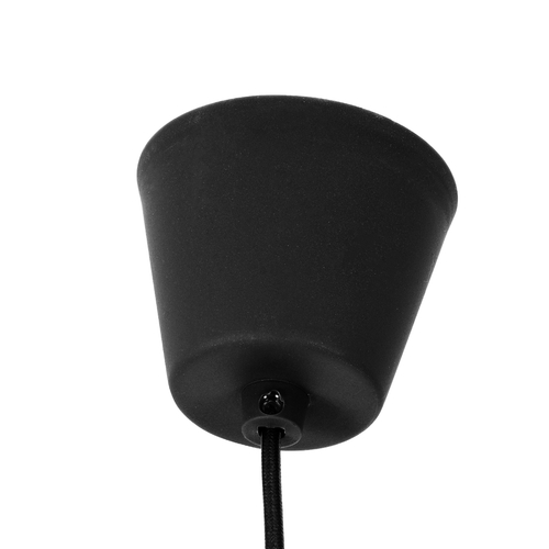 GLOBOSTAR® CABLITO 61562 Μοντέρνο Κρεμαστό Φωτιστικό Οροφής με Ντουί 1 x E27 AC 220-240V IP20 - Μαύρο - Μ4 x Π4 x Υ110cm