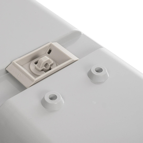 GLOBOSTAR® VIGAS 999-0250 Γραμμικό Βιομηχανικό Φωτιστικό Σκαφάκι Tri-Proof με Μεταλλικά Clips για 2 x Λάμπες T8 G13 90cm Τύπου Φθορίου LED Τροφοδοσίας Ενός Άκρου 120° AC 220-240V Αδιάβροχο IP65 - Γκρι με Διάφανο Κάλυμμα Πλαστικό PC - Μ100 x Π15 x Υ10cm