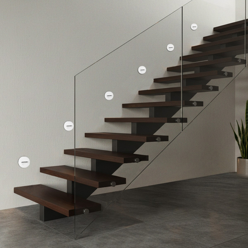 kelvo® STEPART KLV-101-0076 Μοντέρνο Χωνευτό Φωτιστικό Σκαλοπατιού - Διαδρόμου LED 3W 375lm 45° AC 220-240V Αδιάβροχο IP65 Θερμό Λευκό 2700K - Lumileds SMD Chip & TÜV SÜD Driver - Λευκό Ματ - Μ8.3 x Π4.5 x Υ8.3cm / Q6.55 x 6.55cm - 5 Χρόνια Εγγύηση