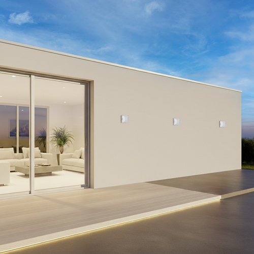 kelvo® ARKOS KLV-101-0112 Μοντέρνο Φωτιστικό Τοίχου - Απλίκα LED 8W 840lm 15° AC 220-240V Αδιάβροχο IP65 Θερμό Λευκό 2700K - CREE SMD Chip & TÜV SÜD Driver - Λευκό Ματ - Μ14 x Π5.5 x Υ14cm - 5 Χρόνια Εγγύηση