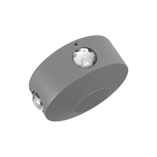 kelvo® ARKOS KLV-101-0108 Μοντέρνο Φωτιστικό Τοίχου - Απλίκα LED 8W 840lm 15° AC 220-240V Αδιάβροχο IP65 Θερμό Λευκό 2700K - CREE SMD Chip & TÜV SÜD Driver - Γκρι Ανθρακί Ματ - Μ13 x Π5.5 x Υ13cm - 5 Χρόνια Εγγύηση