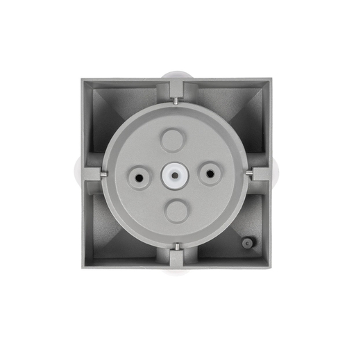 kelvo® ARKOS KLV-101-0111 Μοντέρνο Φωτιστικό Τοίχου - Απλίκα LED 8W 840lm 15° AC 220-240V Αδιάβροχο IP65 Θερμό Λευκό 2700K - CREE SMD Chip & TÜV SÜD Driver - Γκρι Ανθρακί Ματ - Μ14 x Π5.5 x Υ14cm - 5 Χρόνια Εγγύηση