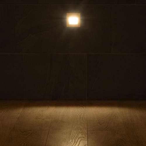 kelvo® STEPART KLV-101-0079 Μοντέρνο Χωνευτό Φωτιστικό Σκαλοπατιού - Διαδρόμου LED 3W 375lm 45° AC 220-240V Αδιάβροχο IP65 Θερμό Λευκό 2700K - Lumileds SMD Chip & TÜV SÜD Driver - Λευκό Ματ - Μ8.5 x Π5 x Υ8.5cm / Q6.72 x 6.72cm - 5 Χρόνια Εγγύηση