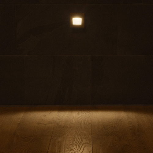 kelvo® STEPART KLV-101-0078 Μοντέρνο Χωνευτό Φωτιστικό Σκαλοπατιού - Διαδρόμου LED 3W 375lm 45° AC 220-240V Αδιάβροχο IP65 Θερμό Λευκό 2700K - Lumileds SMD Chip & TÜV SÜD Driver - Γκρι Ανθρακί Ματ - Μ8.5 x Π5 x Υ8.5cm / Q6.72 x 6.72cm - 5 Χρόνια Εγγύηση