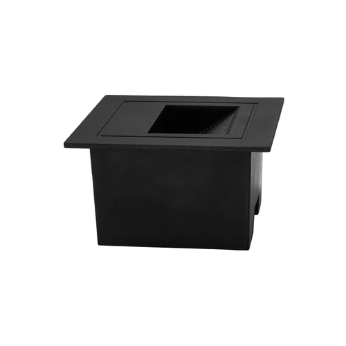 kelvo® STEPART KLV-101-0077 Μοντέρνο Χωνευτό Φωτιστικό Σκαλοπατιού - Διαδρόμου LED 3W 375lm 45° AC 220-240V Αδιάβροχο IP65 Θερμό Λευκό 2700K - Lumileds SMD Chip & TÜV SÜD Driver - Μαύρο Ματ - Μ8.5 x Π5 x Υ8.5cm / Q6.72 x 6.72cm - 5 Χρόνια Εγγύηση