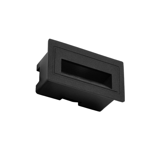 kelvo® STEPART KLV-101-0080 Μοντέρνο Χωνευτό Φωτιστικό Σκαλοπατιού - Διαδρόμου LED 3W 375lm 45° AC 220-240V Αδιάβροχο IP65 Θερμό Λευκό 2700K - Lumileds SMD Chip & TÜV SÜD Driver - Μαύρο Ματ - Μ10.5 x Π4.5 x Υ6cm / Q9.12 x 4.49cm - 5 Χρόνια Εγγύηση