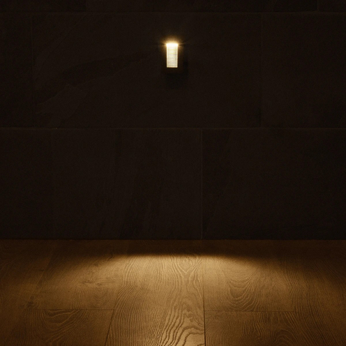 kelvo® STEPART KLV-101-0089 Μοντέρνο Χωνευτό Φωτιστικό Σκαλοπατιού - Διαδρόμου LED 3W 375lm 45° AC 220-240V Αδιάβροχο IP65 Θερμό Λευκό 2700K - Lumileds SMD Chip & TÜV SÜD Driver - Μαύρο Ματ - Μ5.5 x Π6 x Υ10cm / Q5 x 9.61cm - 5 Χρόνια Εγγύηση