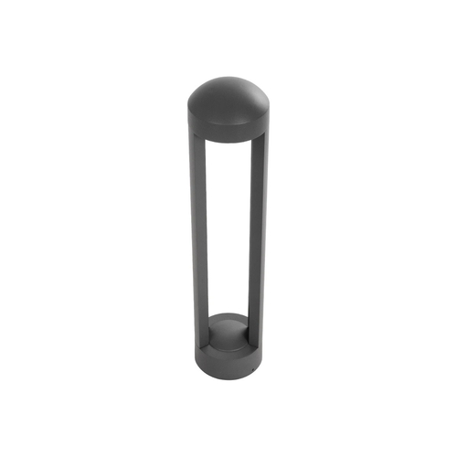 kelvo® GREMO KLV-101-0122 Μοντέρνο Φωτιστικό Κολωνάκι Κήπου LED 7W 735lm 45° AC 220-240V Αδιάβροχο IP65 Θερμό Λευκό 2700K - Bridgelux COB Chip & TÜV SÜD Driver - Γκρι Ανθρακί Ματ - Μ10.8 x Π10.8 x Υ50cm - 5 Χρόνια Εγγύηση