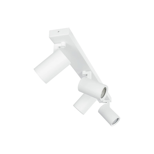 kelvo® SPOTA KLV-101-0141 Μοντέρνο Κινούμενο Φωτιστικό Σποτ Οροφής με Ντουί 4 x GU10 90° AC 220-240V IP20 - Λευκό Ματ - Μ64 x Π6 x Υ14cm