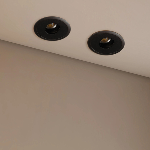 kelvo® ASYMMETRICAL KLV-101-0132 Χωνευτό Downlight Σποτ LED 7W 875lm 15°x30° AC 220-240V IP20 Φυσικό Λευκό 4500K - Bridgelux COB Chip & TÜV SÜD Driver - Μαύρο Ματ - Μ8.3 x Π8.3 x Υ8.2cm / Q7.3cm - 5 Χρόνια Εγγύηση