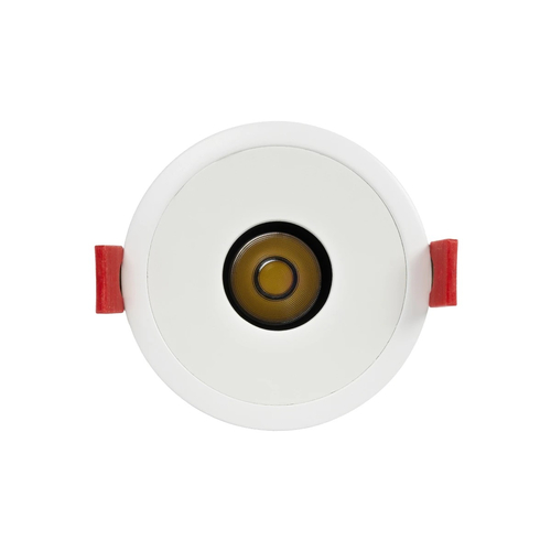 kelvo® PINADO KLV-101-0129 Χωνευτό Downlight Σποτ LED 7W 875lm 15° AC 220-240V IP20 Φυσικό Λευκό 4500K - Bridgelux COB Chip & TÜV SÜD Driver - Λευκό Ματ - Μ8.3 x Π8.3 x Υ8.2cm / Q7.3cm - 5 Χρόνια Εγγύηση