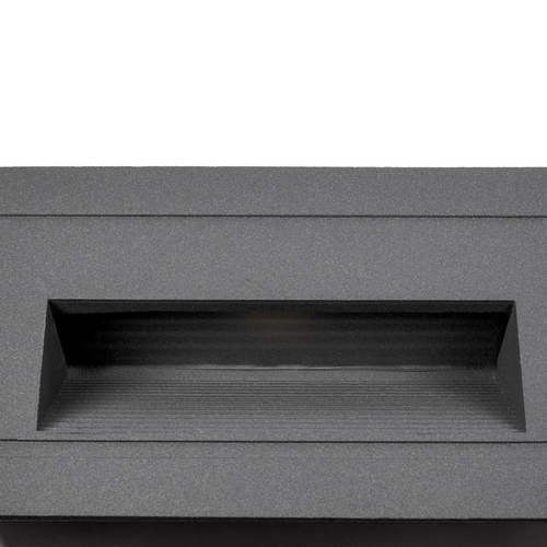 kelvo® STEPART KLV-101-0081 Μοντέρνο Χωνευτό Φωτιστικό Σκαλοπατιού - Διαδρόμου LED 3W 375lm 45° AC 220-240V Αδιάβροχο IP65 Θερμό Λευκό 2700K - Lumileds SMD Chip & TÜV SÜD Driver - Γκρι Ανθρακί Ματ - Μ10.5 x Π4.5 x Υ6cm / Q9.12 x 4.49cm - 5 Χρόνια Εγγύηση