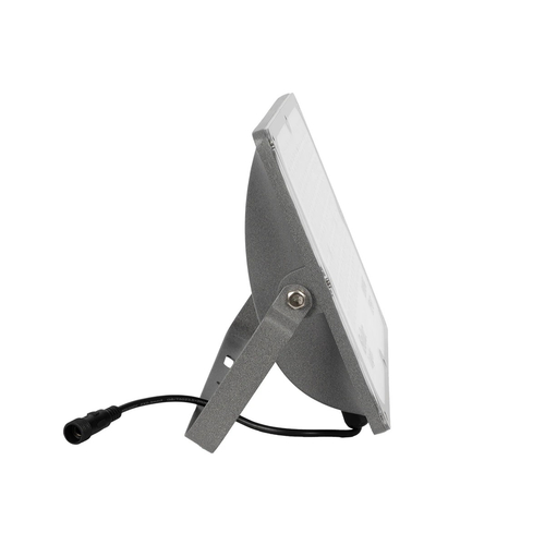 GLOBOSTAR® LUMOVOX 73068 Προβολέας LED 200W 10000lm 120° DC 5V με Φωτοβολταϊκό Panel 5V 12W & Επαναφορτιζόμενη Μπαταρία Li-ion 3.2V 10000mAh Αδιάβροχο IP67 Ψυχρό Λευκό 6000K - 180 x SMD2835 Sanan Chip - Γκρι Ανθρακί - Μ29.5 x Π5.5 x Υ19cm - 2 Χρόνια Εγγύηση