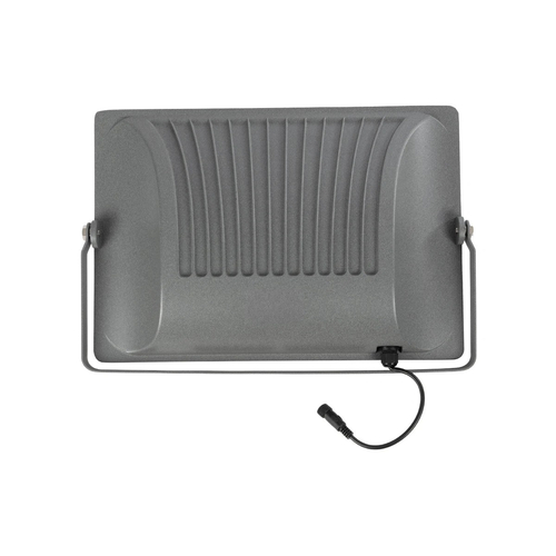 GLOBOSTAR® LUMOVOX 73069 Προβολέας LED 300W 15000lm 120° DC 5V με Φωτοβολταϊκό Panel 5V 20W & Επαναφορτιζόμενη Μπαταρία Li-ion 3.2V 15000mAh Αδιάβροχο IP67 Ψυχρό Λευκό 6000K - 360 x SMD2835 Sanan Chip - Γκρι Ανθρακί - Μ37 x Π7.5 x Υ27cm - 2 Χρόνια Εγγύηση