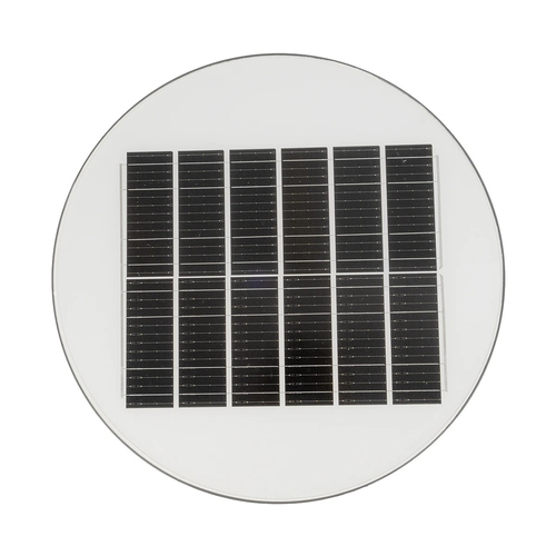 GLOBOSTAR® PARK 90500 Φωτιστικό Κεφαλής Post Top Πλατείας/Πάρκου LED 25W 2000lm 120° με Ενσωματωμένο Φωτοβολταϊκό Panel 6V 20W & Επαναφορτιζόμενη Μπαταρία Li-ion 3.2V 25000mAh με Αισθητήρα Ημέρας-Νύχτας Αδιάβροχο IP65 Ψυχρό Λευκό 6000K - Γκρι Ανθρακί - Μ50 x Π50 x Υ19cm - 2 Χρόνια Εγγύηση