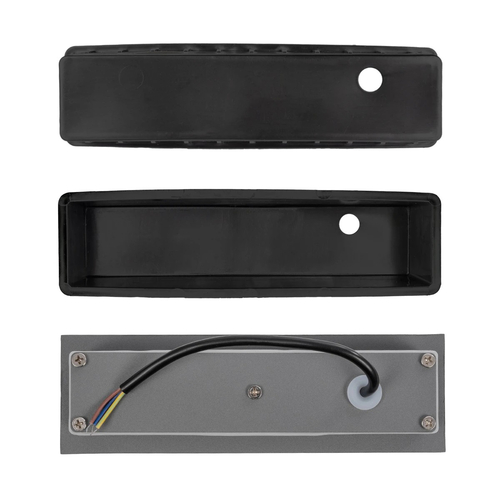 kelvo® STEPART KLV-101-0093 Μοντέρνο Χωνευτό Φωτιστικό Σκαλοπατιού - Διαδρόμου LED 7W 735lm 45° AC 220-240V Αδιάβροχο IP65 Θερμό Λευκό 2700K - Lumileds SMD Chip & TÜV SÜD Driver - Γκρι Ανθρακί Ματ - Μ6.5 x Π6.5 x Υ21cm / Q5.41 x 18.9cm - 5 Χρόνια Εγγύηση