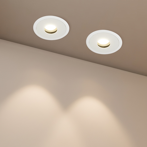 kelvo® PINADO KLV-101-0127 Χωνευτό Downlight Σποτ LED 7W 840lm 15° AC 220-240V IP20 Θερμό Λευκό 2700K - Bridgelux COB Chip & TÜV SÜD Driver - Λευκό Ματ - Μ8.3 x Π8.3 x Υ8.2cm / Q7.3cm - 5 Χρόνια Εγγύηση