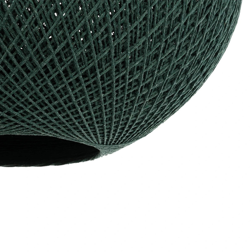 GLOBOSTAR® SOLEI 205-0013 Boho Κρεμαστό Φωτιστικό Οροφής με Ντουί 1 x E27 AC 220-240V IP20 - Πράσινο - M40 x Π40 x Υ36cm