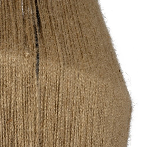 GLOBOSTAR® CONE 205-0058 Boho Κρεμαστό Φωτιστικό Οροφής με Ντουί 1 x E27 AC 220-240V IP20 - Μπεζ - M55 x Π55 x Υ50cm