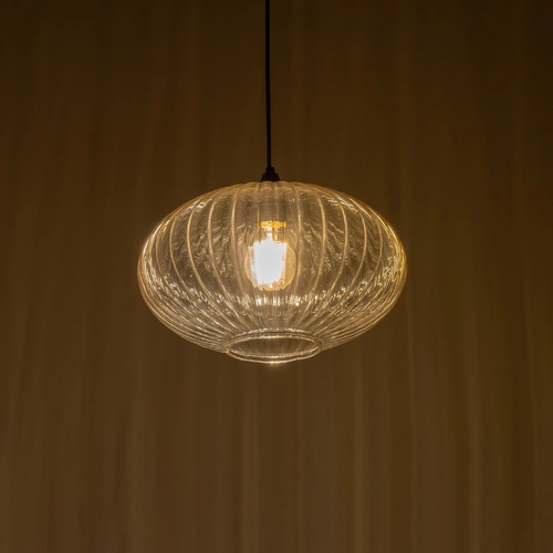 GLOBOSTAR® PERA 206-0012 Μοντέρνο Κρεμαστό Φωτιστικό Οροφής με Ντουί 1 x E27 AC 220-240V IP20 - Mελί - Μ30 x Π30 x Υ22cm