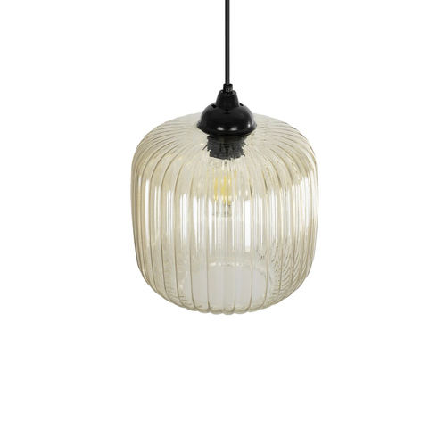 GLOBOSTAR® MELONI 206-0016 Μοντέρνο Κρεμαστό Φωτιστικό Οροφής με Ντουί 1 x E27 AC 220-240V IP20 - Mελί - Μ20 x Π20 x Υ24cm