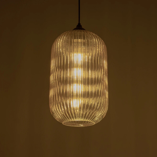 GLOBOSTAR® MELONI 206-0020 Μοντέρνο Κρεμαστό Φωτιστικό Οροφής με Ντουί 1 x E27 AC 220-240V IP20 - Mελί - Μ20 x Π20 x Υ38cm