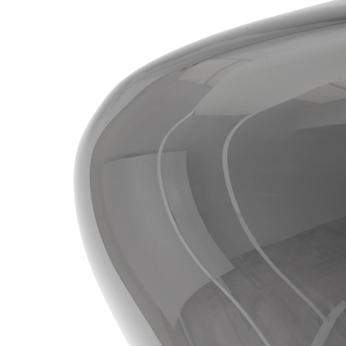 GLOBOSTAR® OVOCE 206-0032 Μοντέρνο Κρεμαστό Φωτιστικό Οροφής με Ντουί 1 x E27 AC 220-240V IP20 - Μαύρο Φιμέ - Μ20 x Π20 x Υ22cm