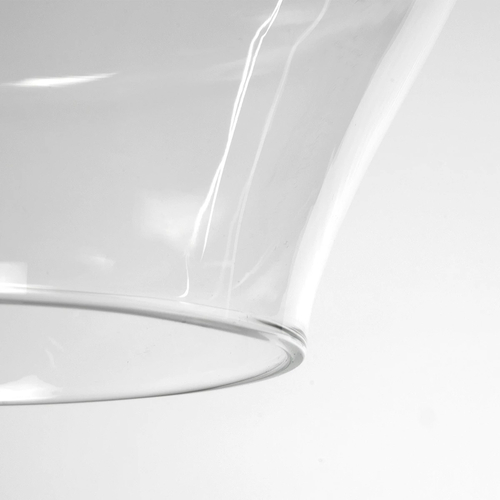 GLOBOSTAR® TORU 206-0042 Μοντέρνο Κρεμαστό Φωτιστικό Οροφής με Ντουί 1 x E27 AC 220-240V IP20 - Διάφανο - Μ20 x Π20 x Υ31cm