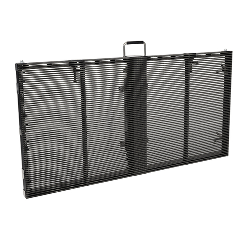 GLOBOSTAR® TRUEVIEW 41006 Διάφανη Οθόνη Video Wall P3.91 Καμπίνα 100x50cm LED 130W 3840Hz 32768 Dots ≥4500cd/㎡ Nits AC 220-240V Εξωτερικού Χώρου IP65 Full Color S1/8 14Bits - Κάρτα NovaStar A5S-N - Nationstar SMD1921 & Yuanchi Driver - Μ100 x Π8 x Υ50cm - 2 Χρόνια Εγγύηση