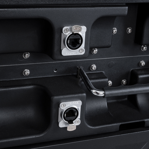 GLOBOSTAR® STANDWALL 41009 Διαφημιστικό Stand Προβολής / Οθόνη Video Wall P2.5 Καμπίνα 64x192cm LED 216W 3840Hz 160000 Dots ≥5000cd/㎡ Nits AC 220-240V Εξωτερικού Χώρου IP65 Full Color S1/16 14Bits - Κάρτα NovaStar MRV412 - Controller TB1-4G - Kinglight SMD1415 & CZCL Driver - Μ64 x Π8 x Υ192cm - 2 Χρόνια Εγγύηση