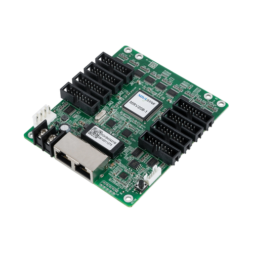 GLOBOSTAR® MRV208-1 41021 Novastar MRV208-1 Receiving Card για Οθόνες LED Video Wall 8 x HUB75E με Loading Capacity σε Pixel 256 x 256px - Gigabit Network Ethernet Input & Output Ports - DC 5V IP20 - Μ9.5 x Π10.9 x Υ1.8cm - 2 Χρόνια Εγγύηση