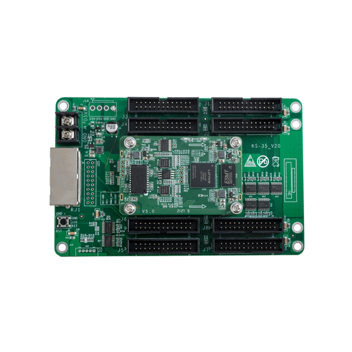 GLOBOSTAR® K8S+HUB 41023 Colorlight K8S+HUB-DL-S65 Διαδραστική Receiving Card για Οθόνες LED Video Wall 8 x HUB75E με Loading Capacity σε Pixel 512 x 384px - Gigabit Network Ethernet Input & Output Ports - DC 5V IP20 - Μ14.5 x Π9 x Υ1.5cm - 2 Χρόνια Εγγύηση